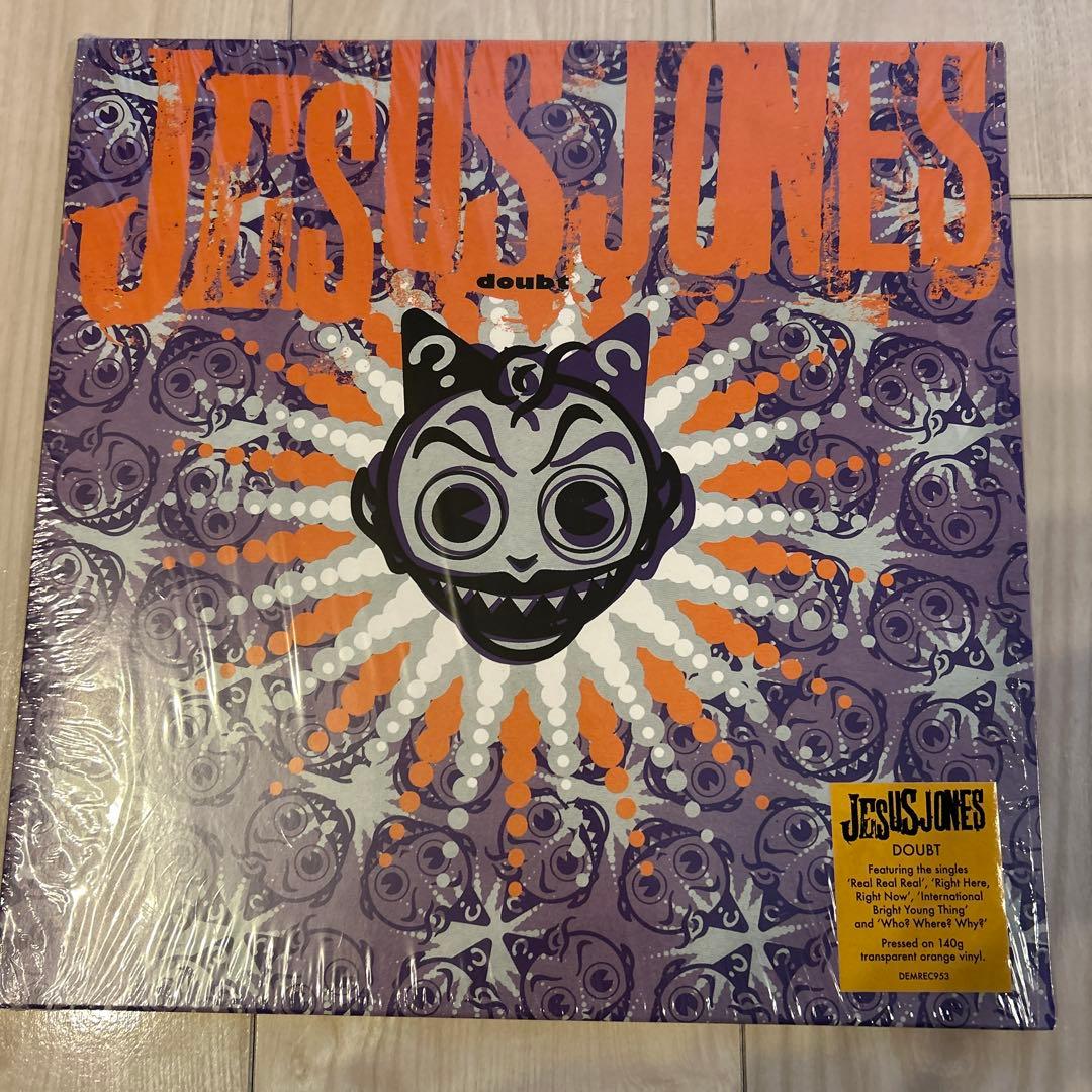 Jesus Jones - Doubt LP 140g Transparent Orange Vinyl 2022 Reissue