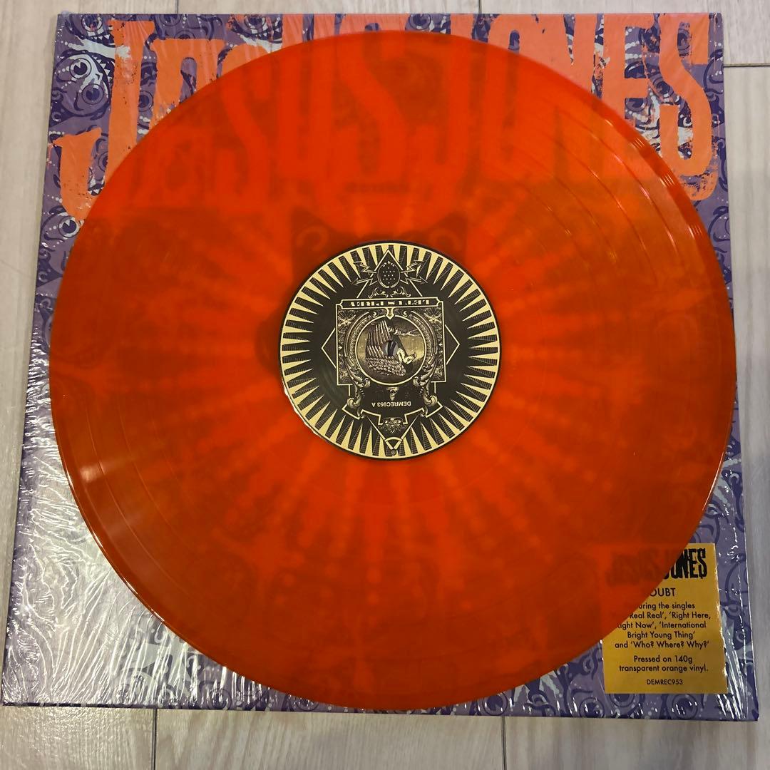 Jesus Jones - Doubt LP 140g Transparent Orange Vinyl 2022 Reissue
