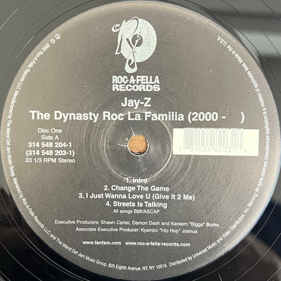 Jay-Z The Dynasty Roc La Familia 2LP Original 2000 Hip Hop Vinyl