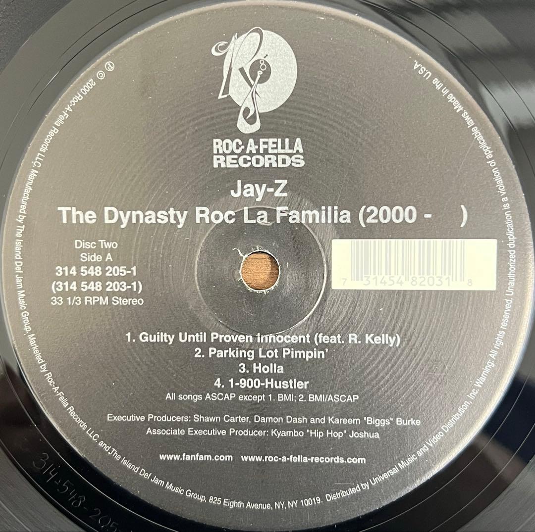 Jay-Z The Dynasty Roc La Familia 2LP Original 2000 Hip Hop Vinyl