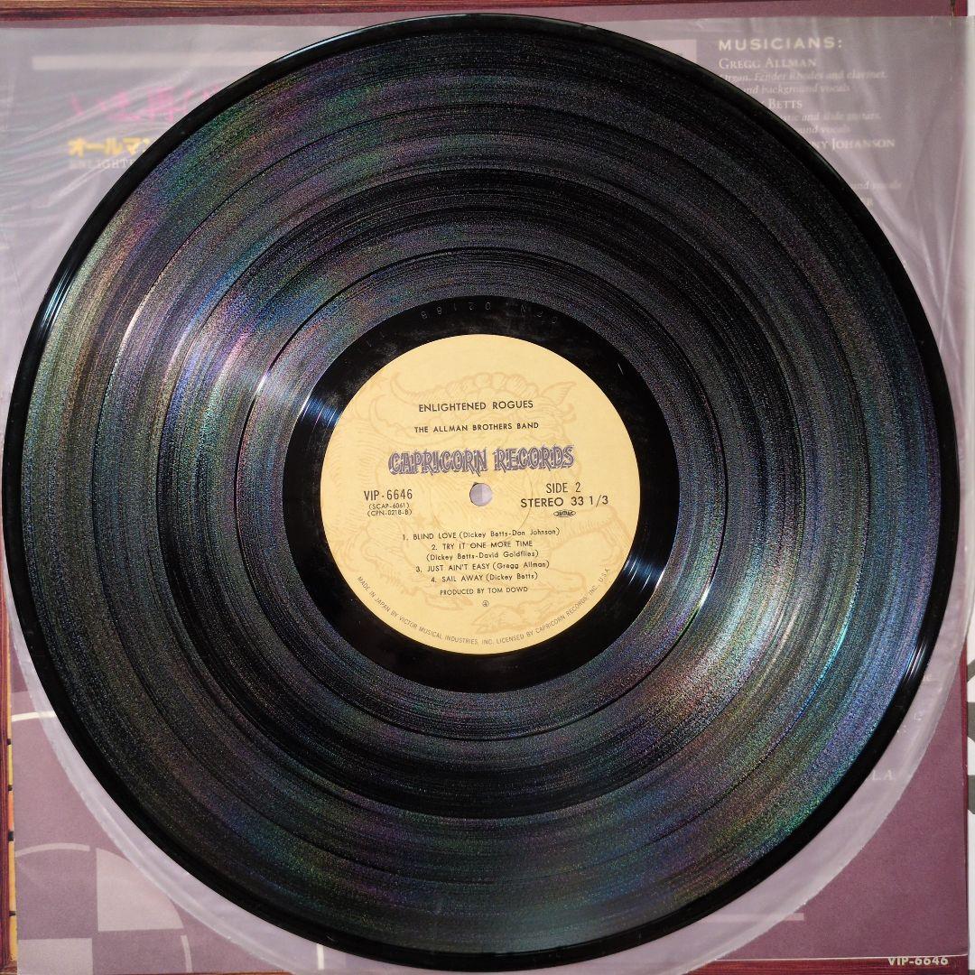 The Allman Brothers Band Enlightened Rogues Japan Vinyl LP 1979 Capricorn