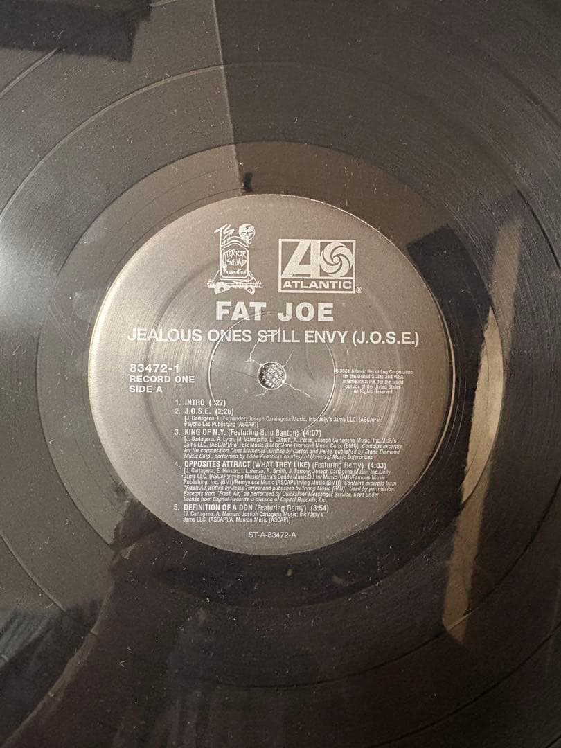 Fat Joe - Jealous Ones Still Envy (J.O.S.E.) Vinyl 2LP US Original 2001 Hip Hop