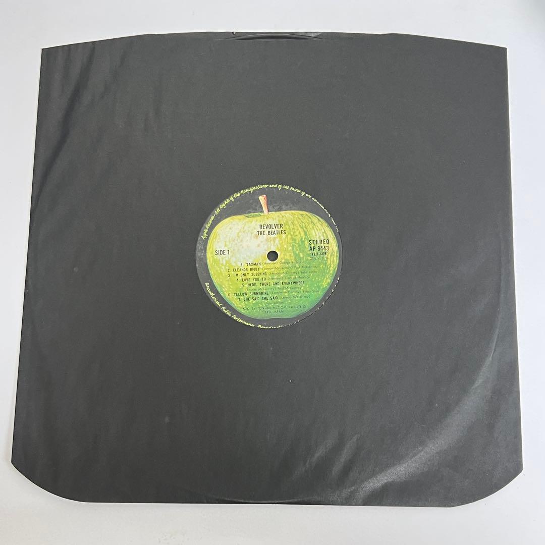 THE BEATLES Revolver LP Vinyl Record AP-8443 Japan Apple Obi Insert Included