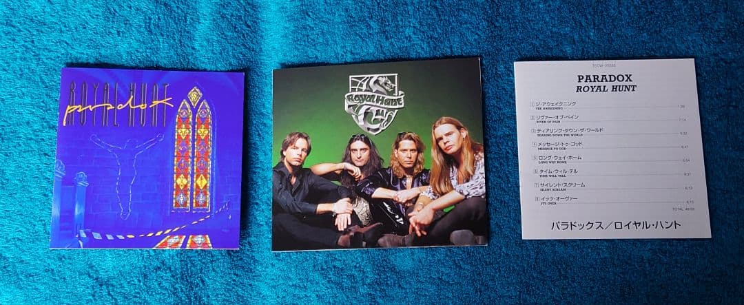 Royal Hunt - Paradox CD Japan Press with OBI Limited Box Edition 1997