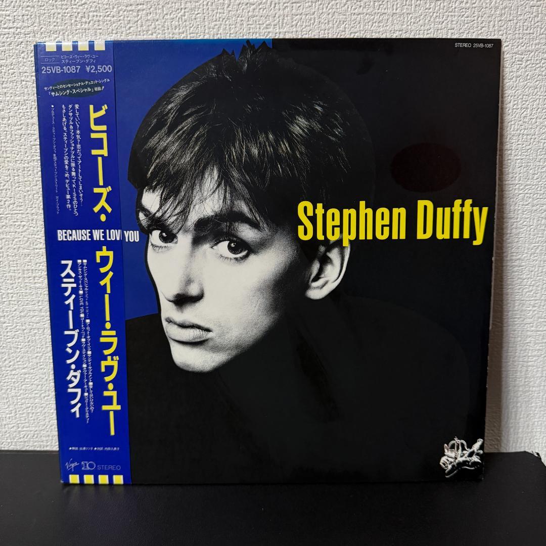Stephen Duffy - Because We Love You LP Japan Original w/ Obi & Insert