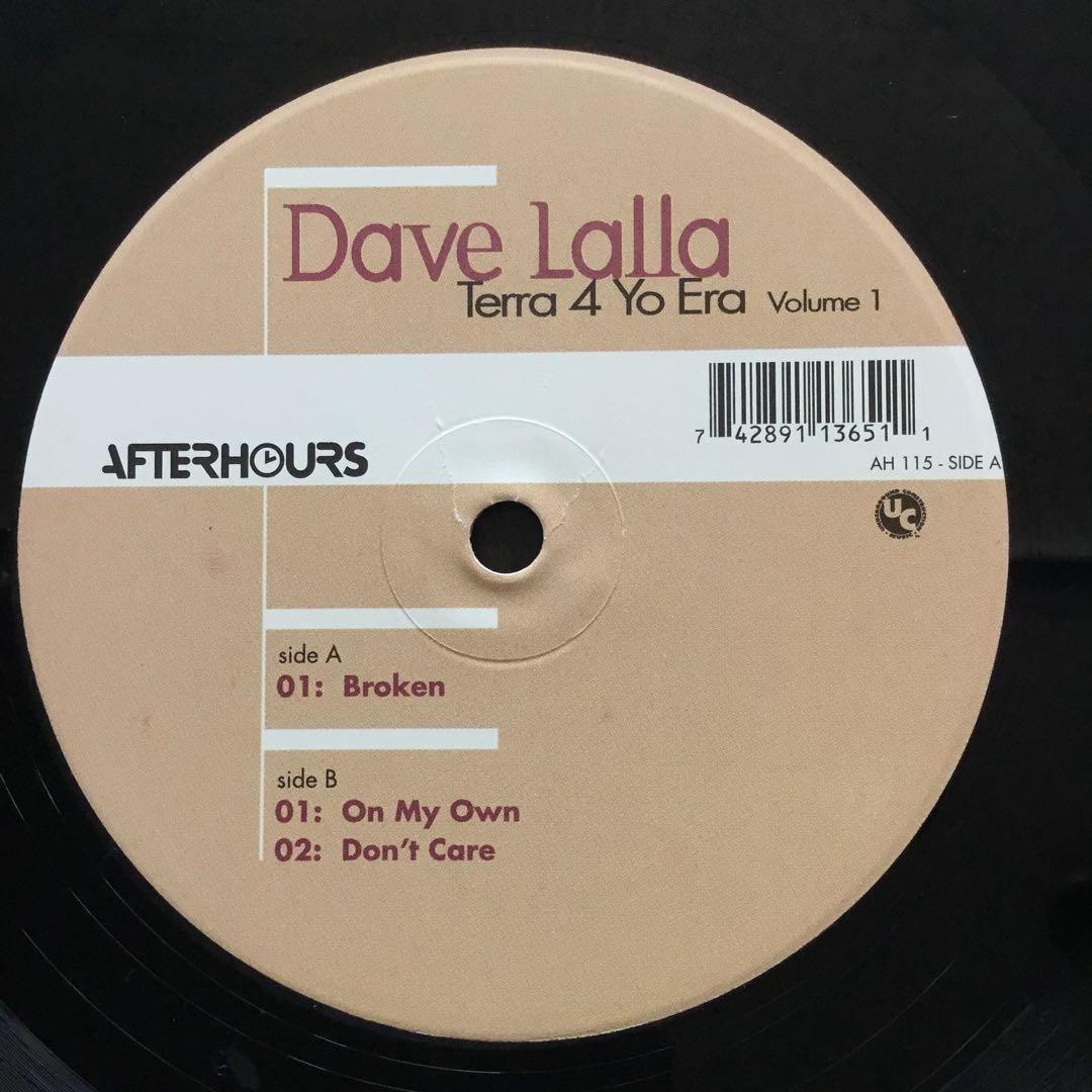 Dave Lalla - Terra 4 Yo Era Volume 1, Vinyl 12" EP, Strictly Hype Recordings