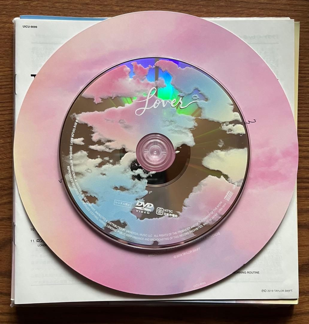 Taylor Swift Lover Japan Special Edition CD+DVD 7-Inch Paper Sleeve Limited