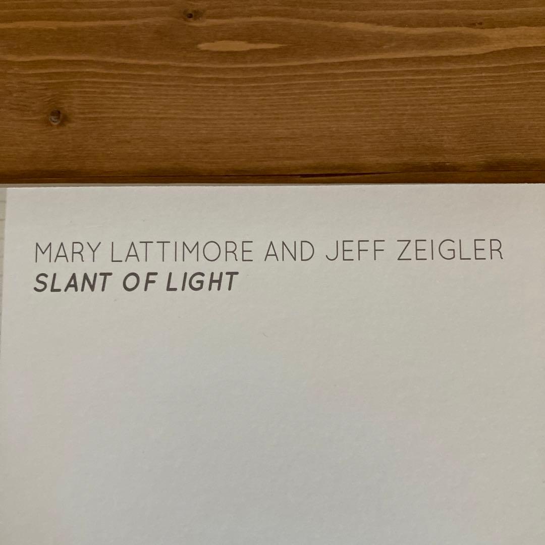 Mary Lattimore & Jeff Zeigler - Slant Of Light LP White Vinyl Ambient