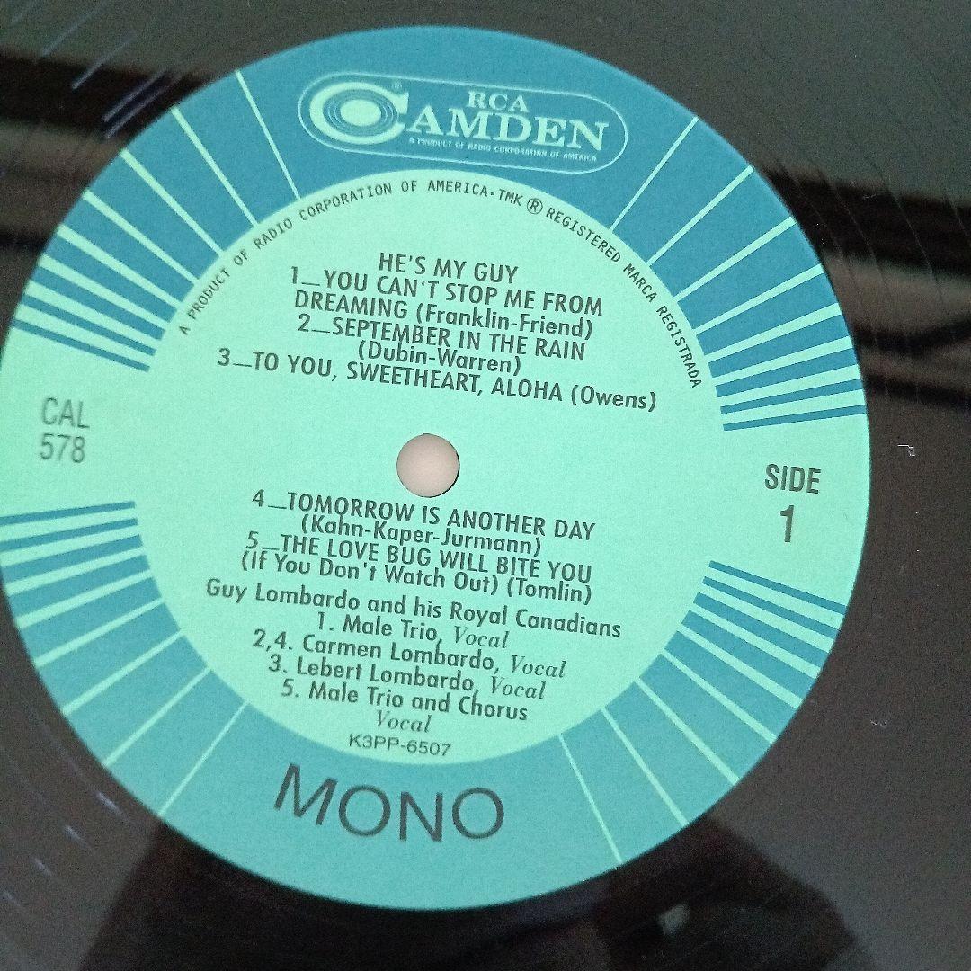 Guy Lombardo - He's My Guy - Japan LP RCA Camden Sweet Band Collection 1995