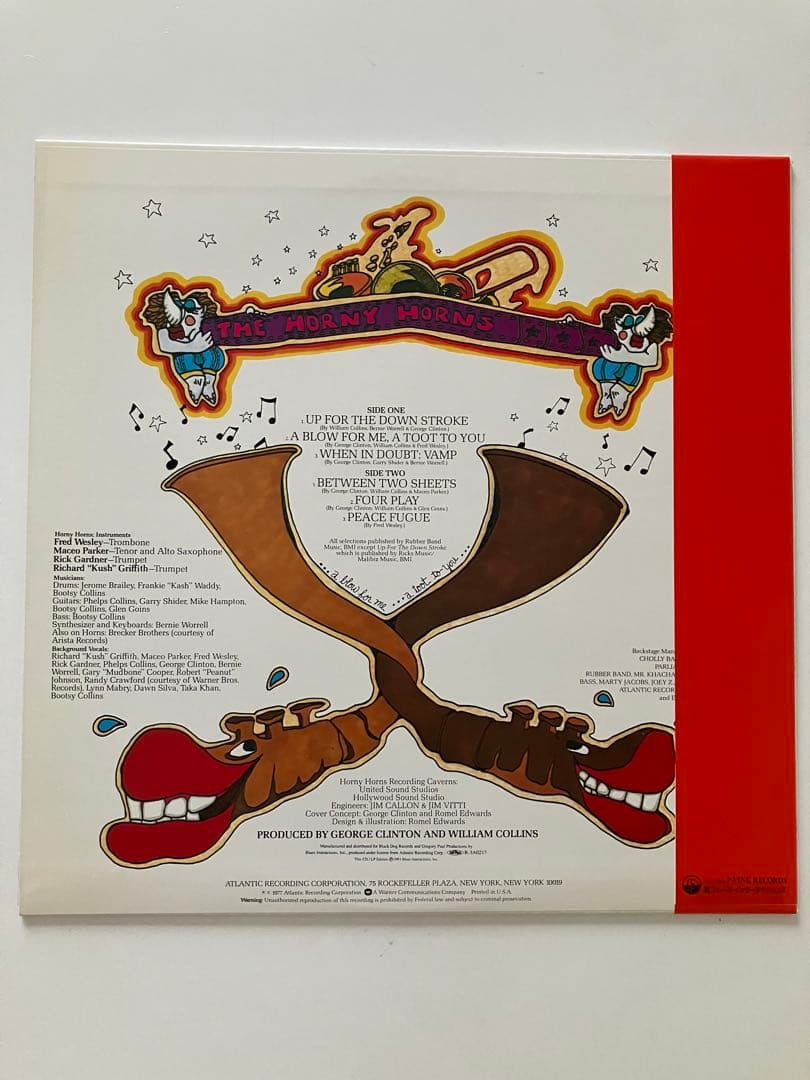 Fred Wesley & The Horny Horns - A Blow For Me, A Toot To You (1993 Japan LP)