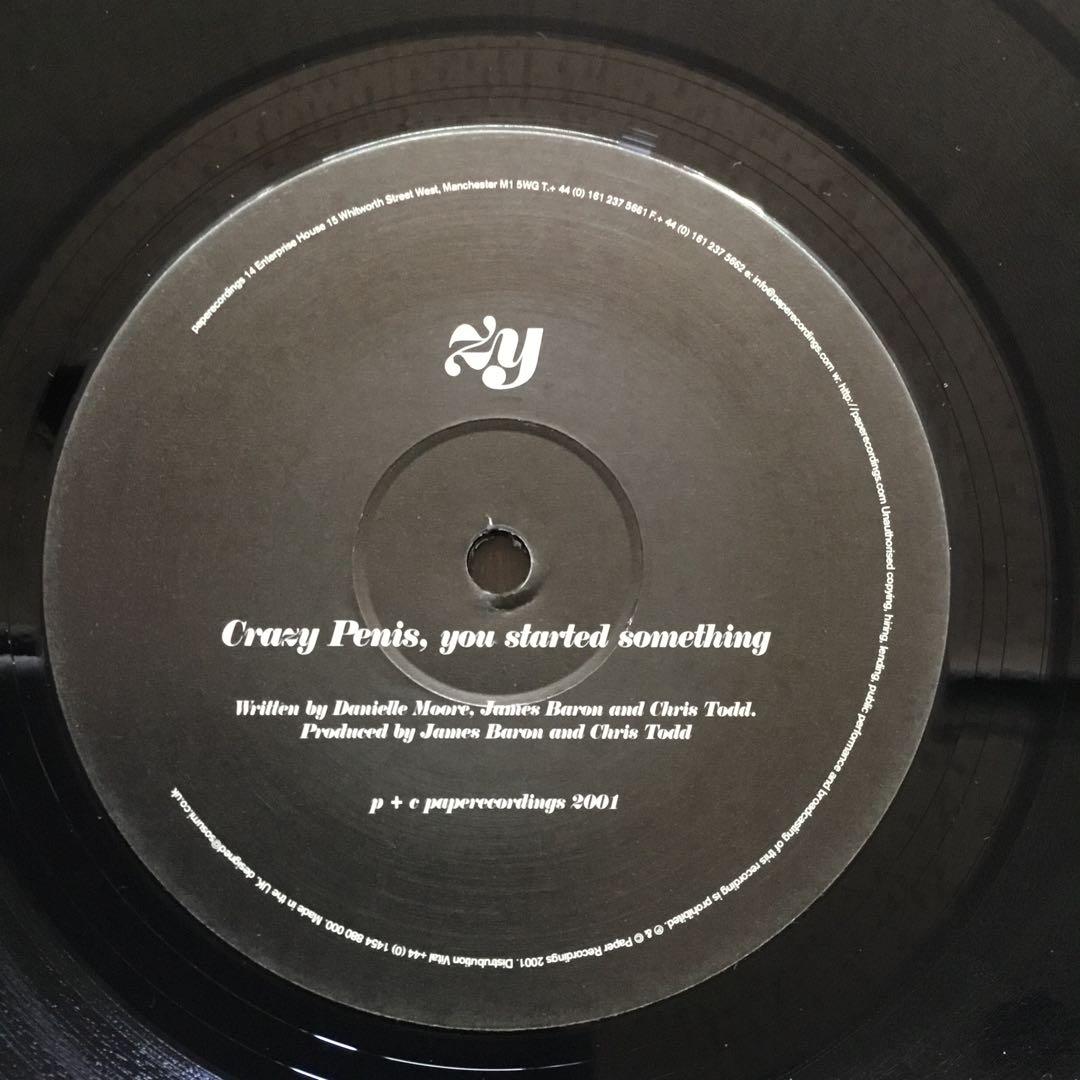 Crazy Penis - You Started Something / Real Nice Vinyl LP Paper Recordings