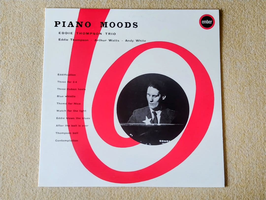 Eddie Thompson Trio Piano Moods Japan LP Norma Jazz Vinyl Record