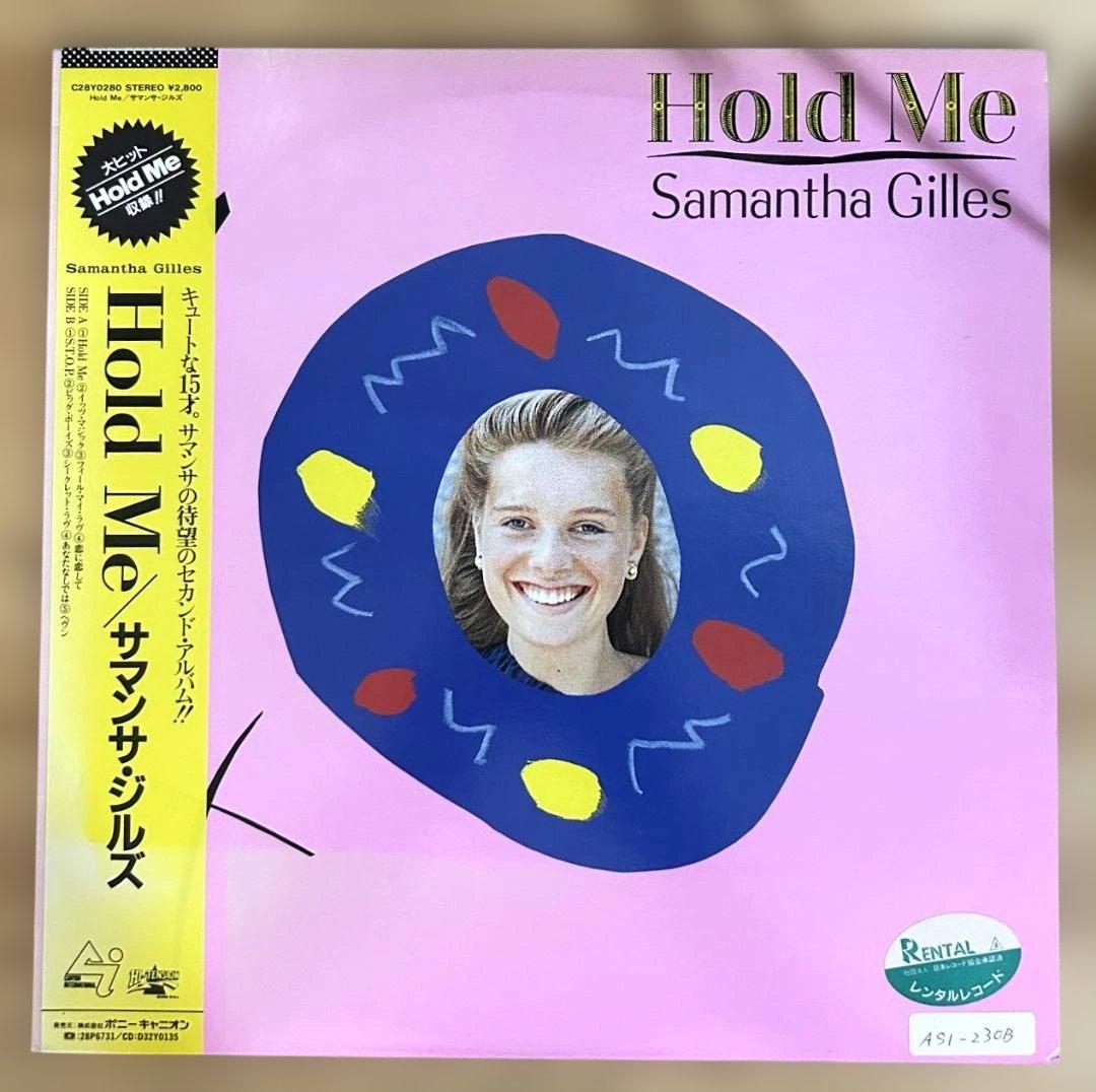 Samantha Gilles - Hold Me LP Japan 1987 Eurobeat Hi-Tension Records w/ Obi