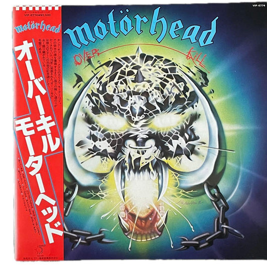 Motorhead Overkill Vinyl LP Japan Pressing VIP-6774 with Obi Strip Classic Metal