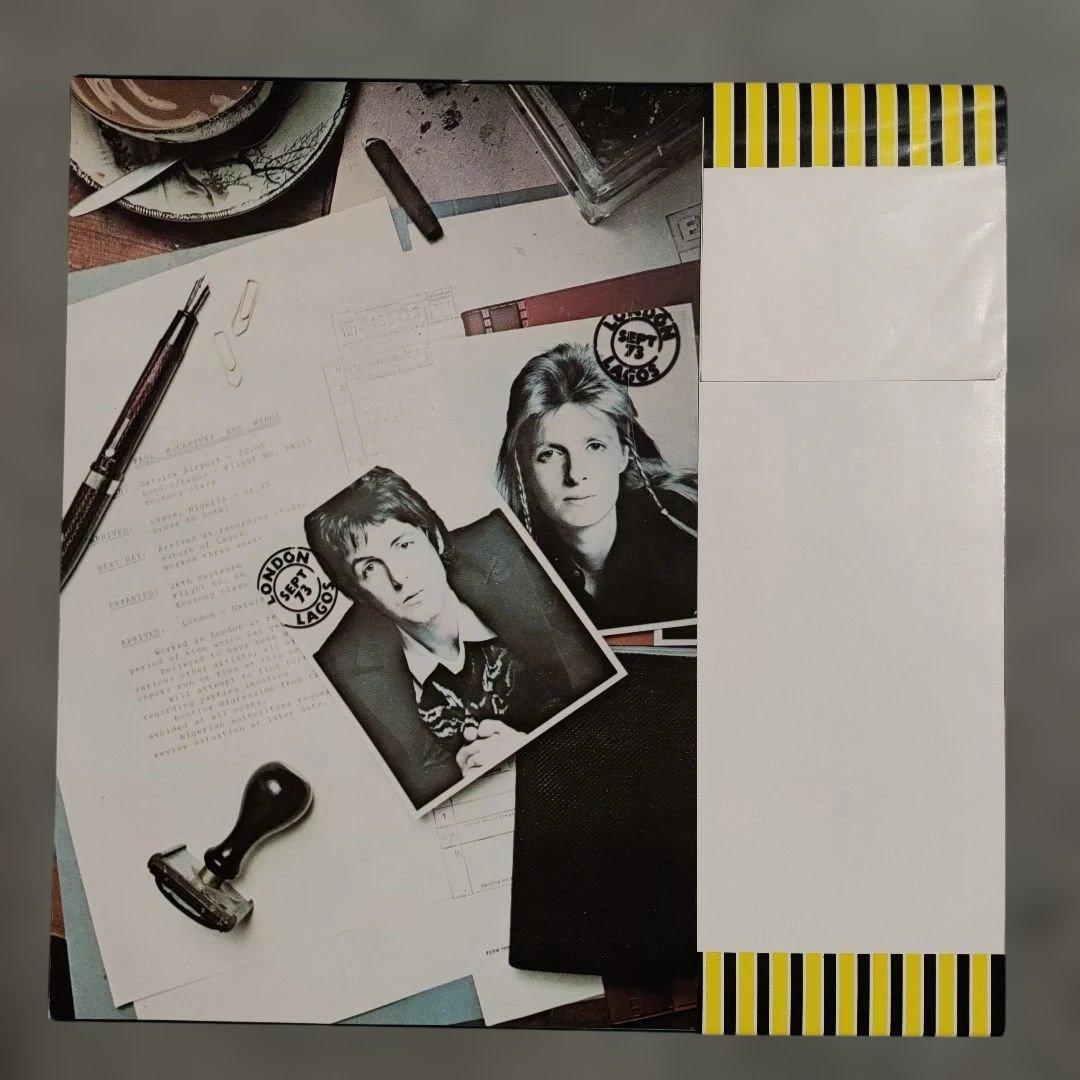 Paul McCartney & Wings - Band On The Run LP Vinyl Japan EAP-80951 Poster Include