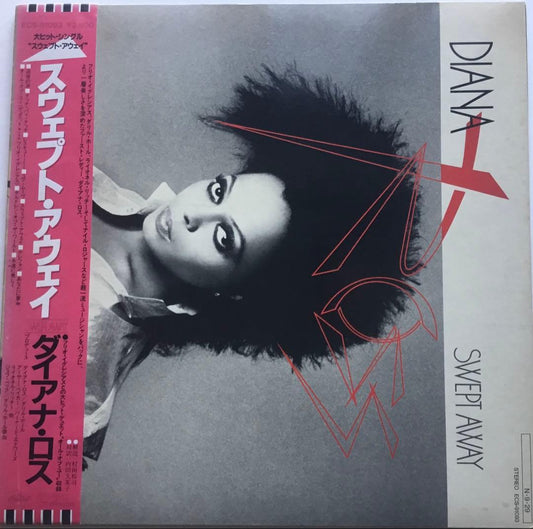 Diana Ross Swept Away Soul LP with Obi Near Mint Used Record | Japansoundstore