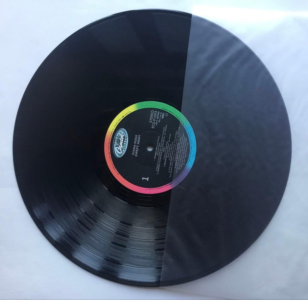 Diana Ross Swept Away Soul LP with Obi Near Mint Used Record | Japansoundstore