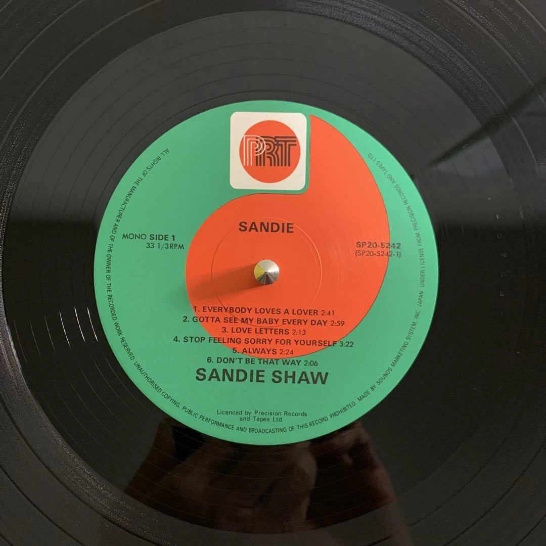 Sandie Shaw - Sandie 1986 Japanese Pressing LP Record Pop Rock With Obi