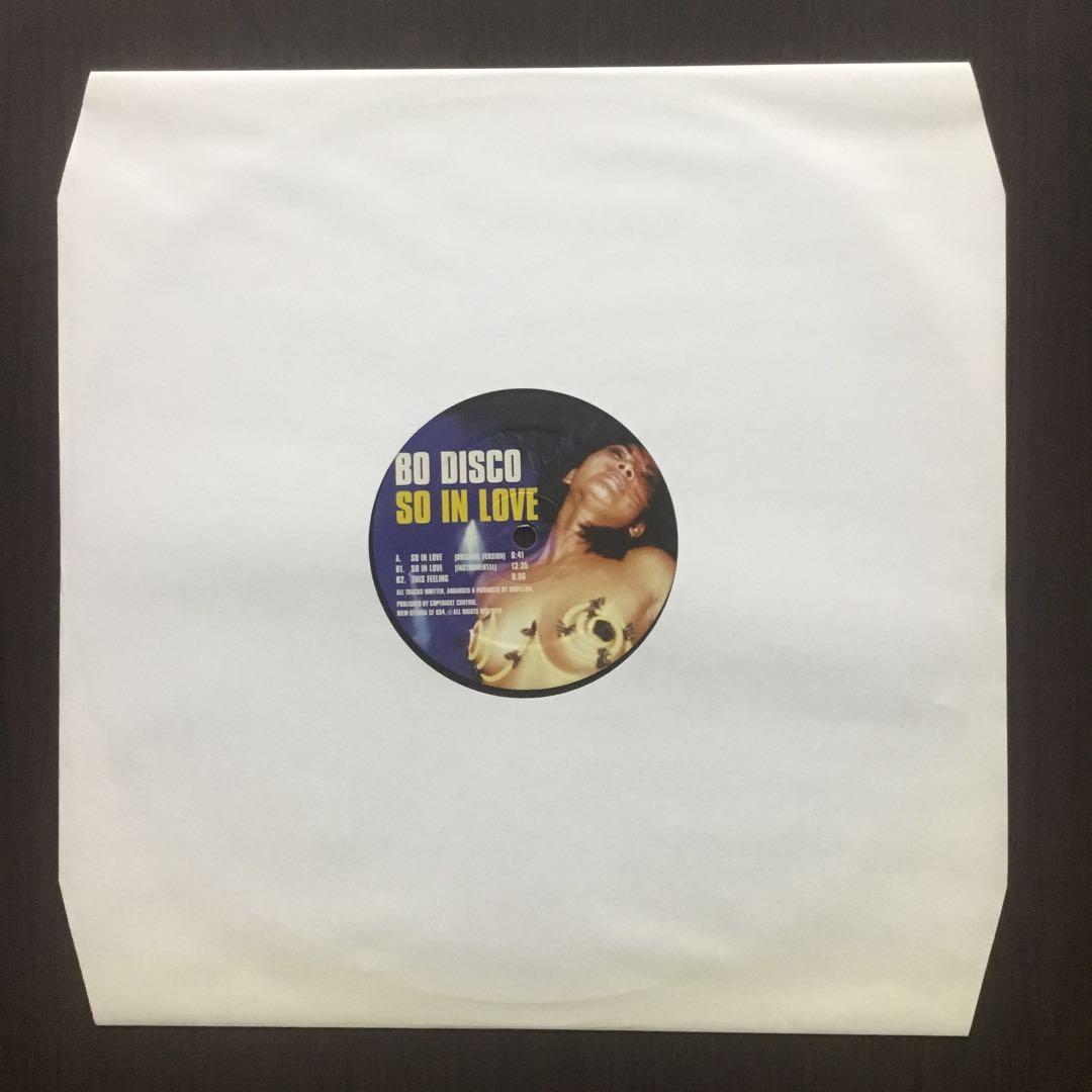 Bo Disco - So In Love - 12" Vinyl Record - Rare Electronic Dance - Import
