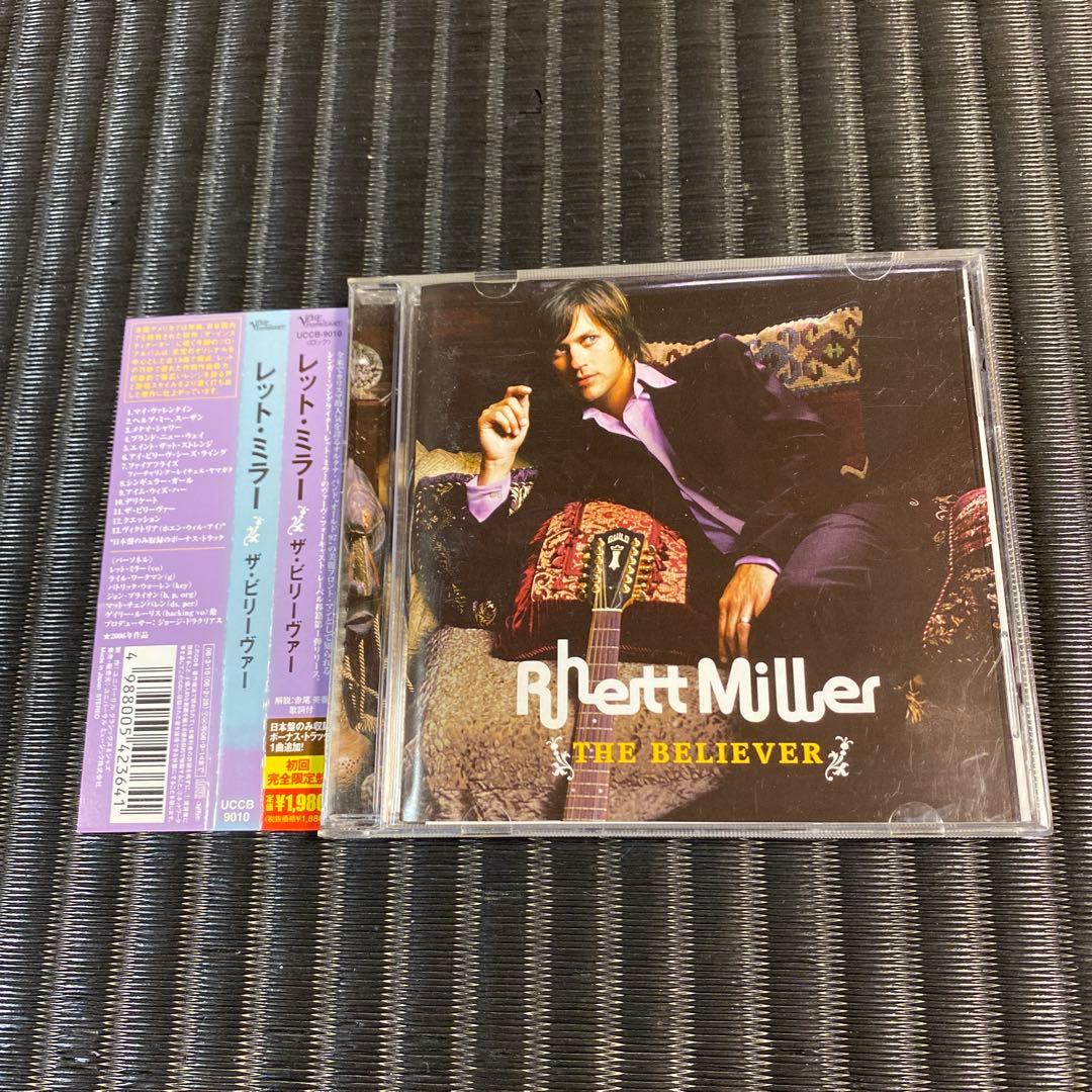 Rhett Miller The Believer Japan Press CD with OBI 2006 Limited Edition