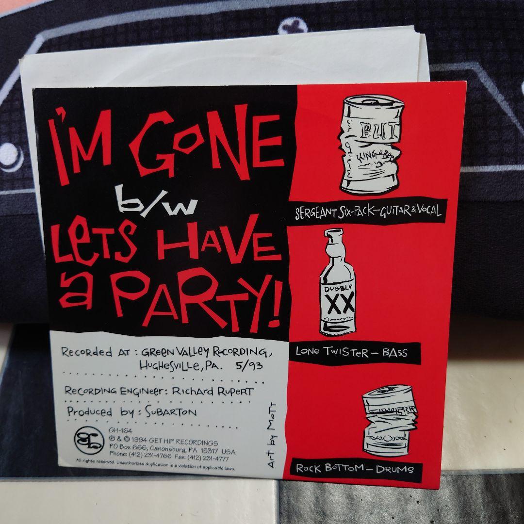 The Dummies - I'm Gone b/w Let's Have A Party 7" Red Vinyl Get Hip Records