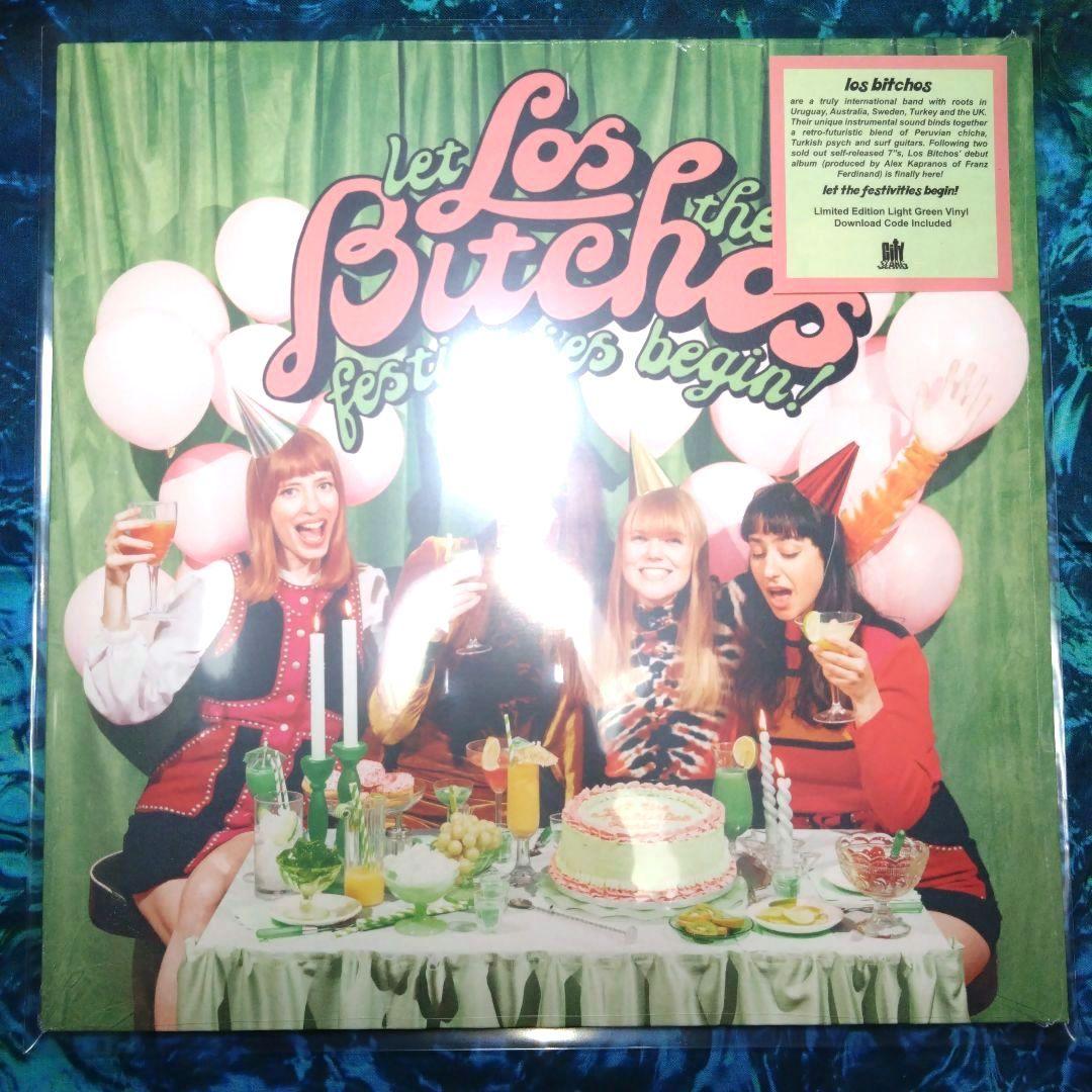Los Bitchos - Let the Festivities Begin! LP Light Green Vinyl