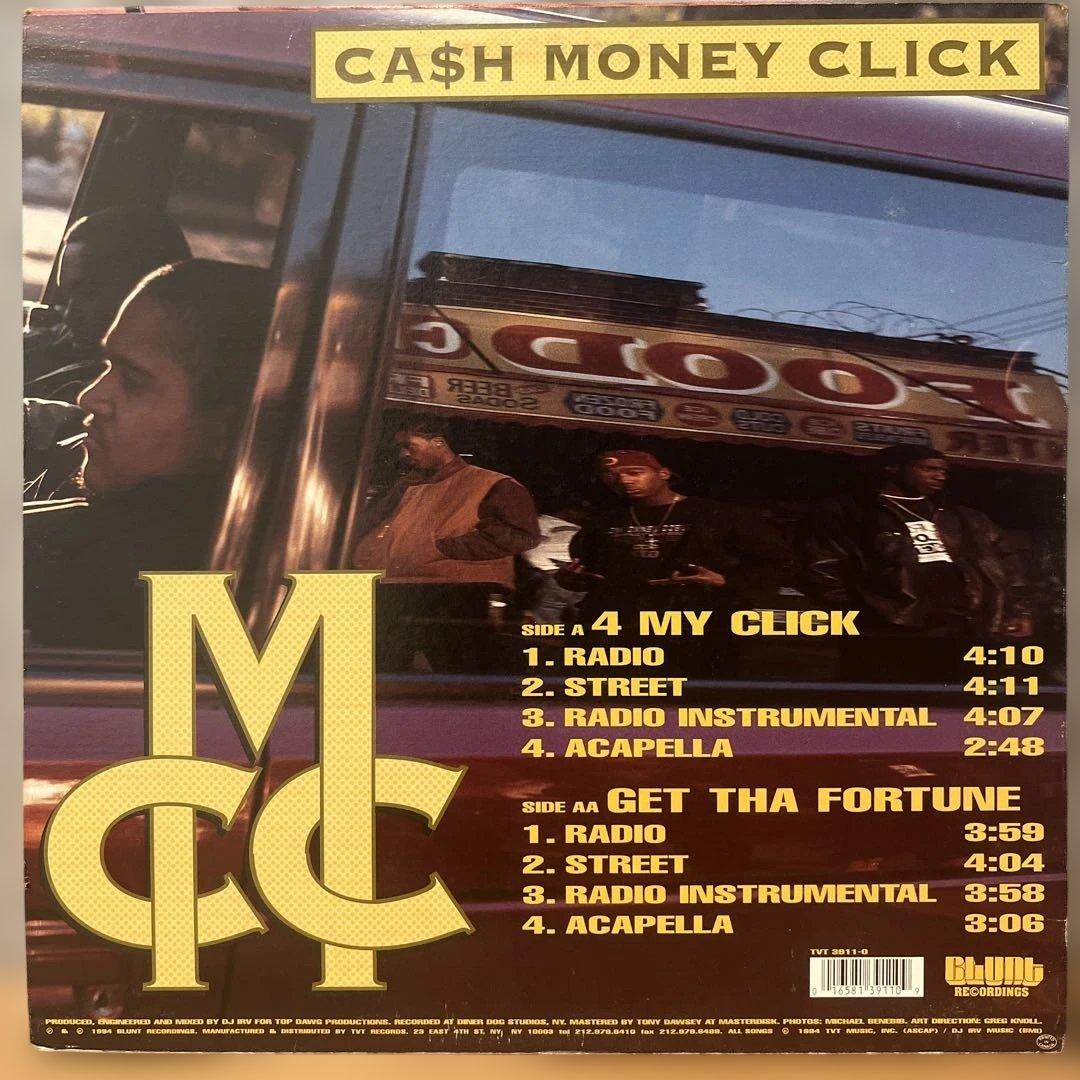 Ca$h Money Click - 4 My Click / Get Tha Fortune 12" Vinyl Hip Hop Blunt 1994