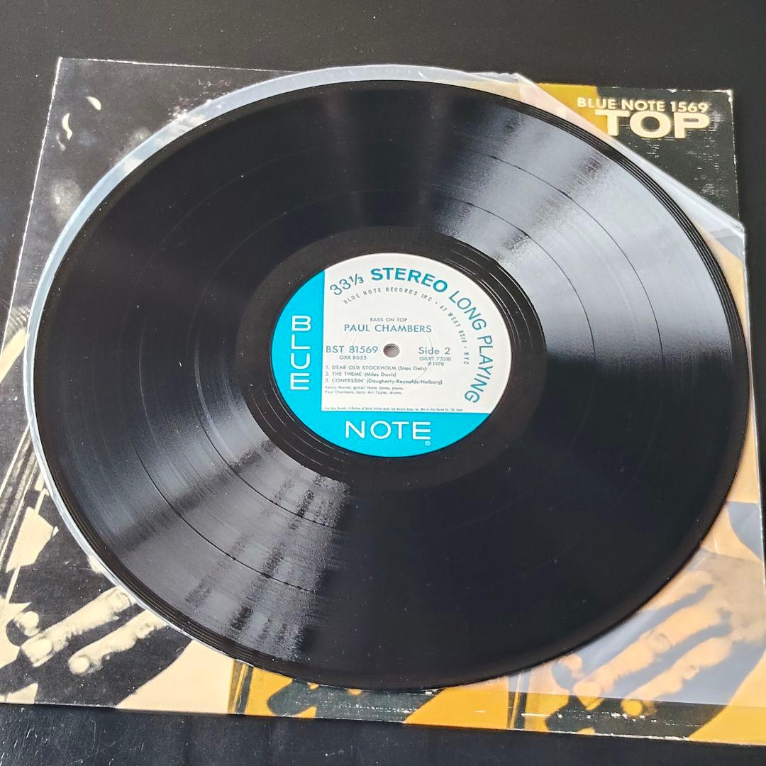 Paul Chambers - Bass On Top LP Japan Vinyl Record with Obi Blue Note Jazz