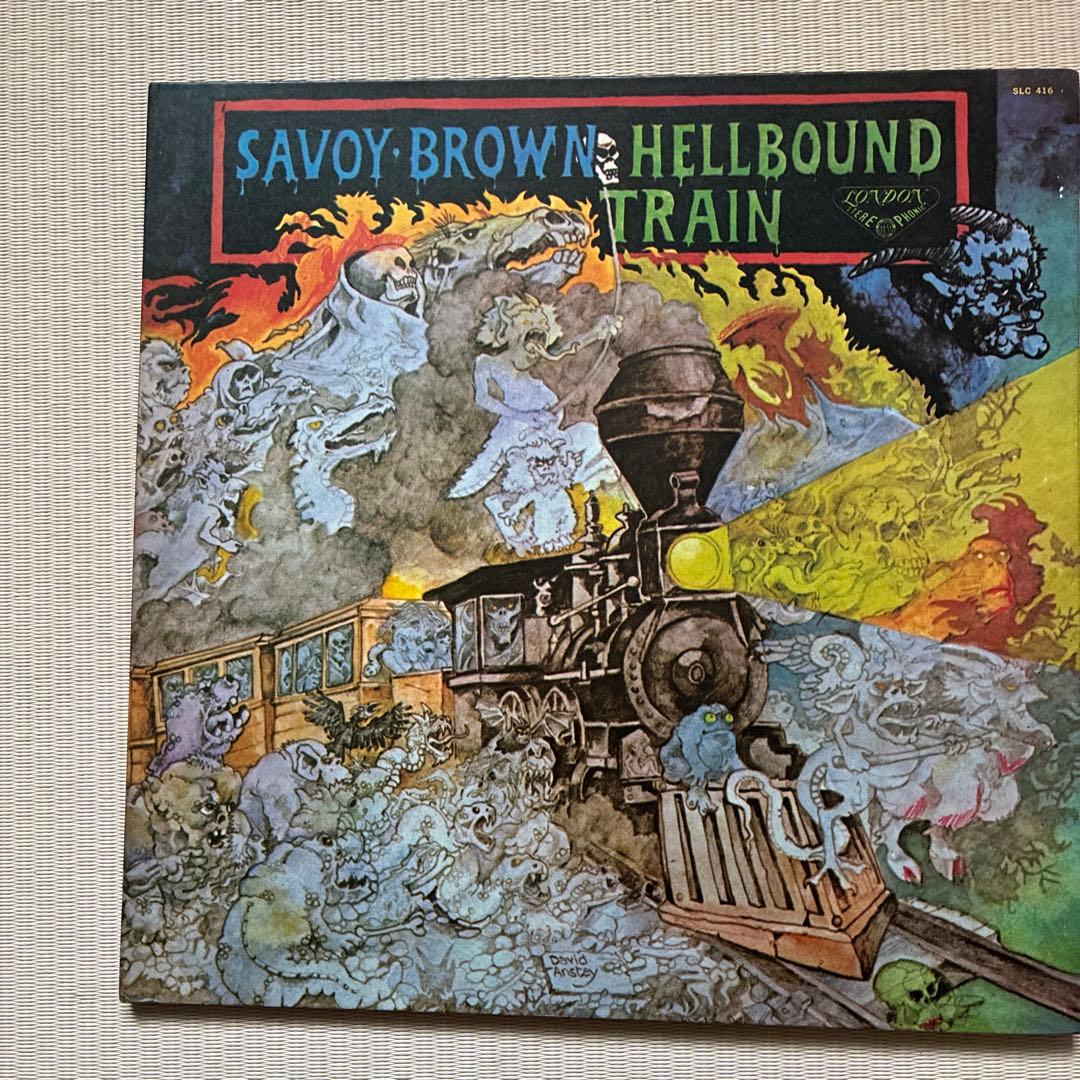 Savoy Brown Hellbound Train Vinyl LP 1972 Japan London Records SLC 416
