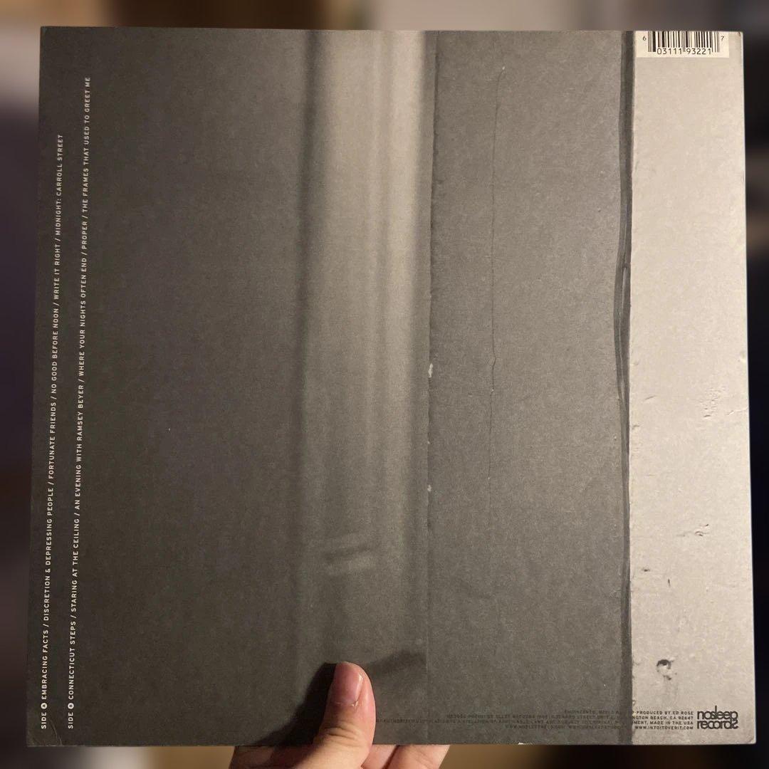 Into It. Over It. - Proper LP Vinyl Record 1st Press Grey Color Variant