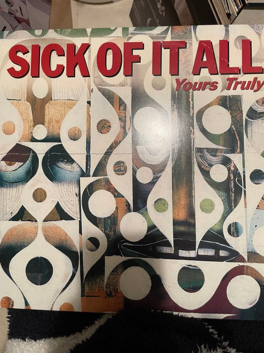 Sick Of It All - Yours Truly LP Vinyl Record US Pressing Hardcore Punk