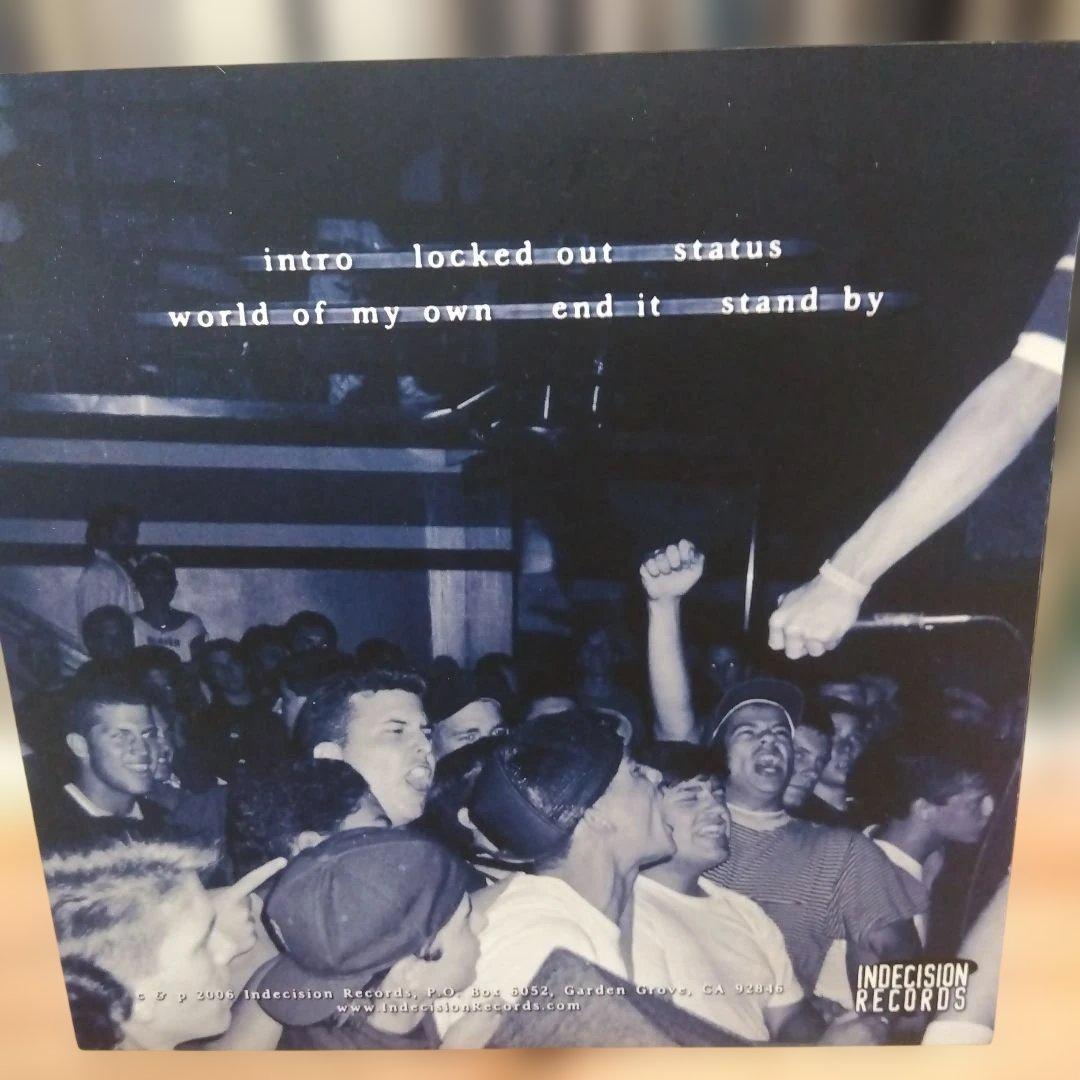 Pushed Aside - Pushed Aside EP 7" Vinyl Indecision Records OCHC Hardcore 2006