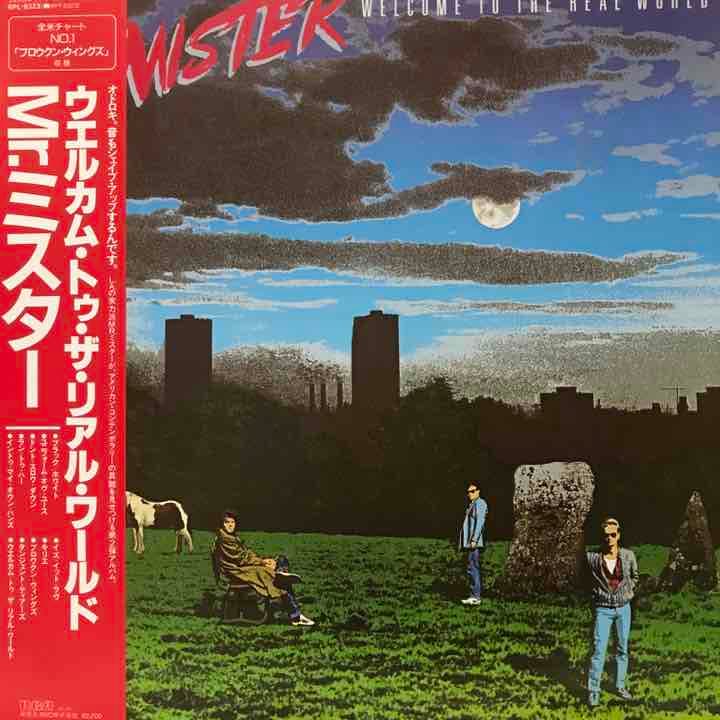 Mr. Mister - Welcome to the Real World LP Vinyl Record Japan Pressing w/ OBI