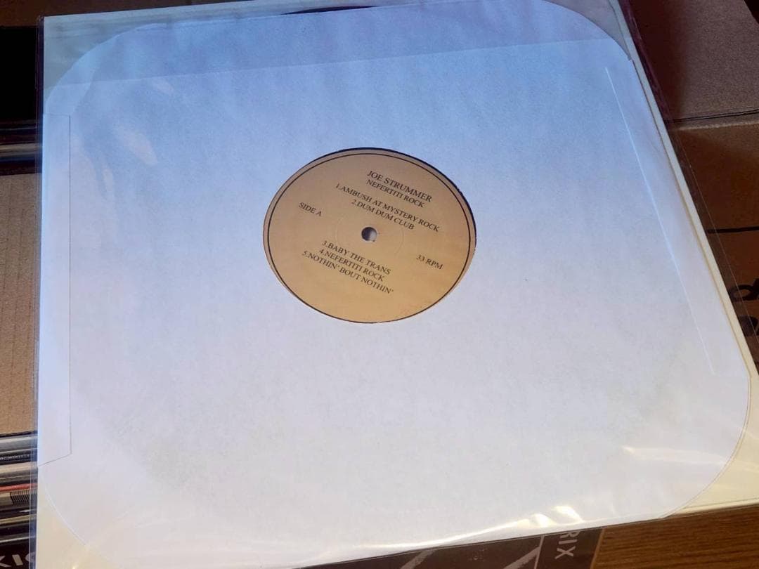 Joe Strummer - Nefertiti Rock! Limited Edition Color Vinyl LP #68/100