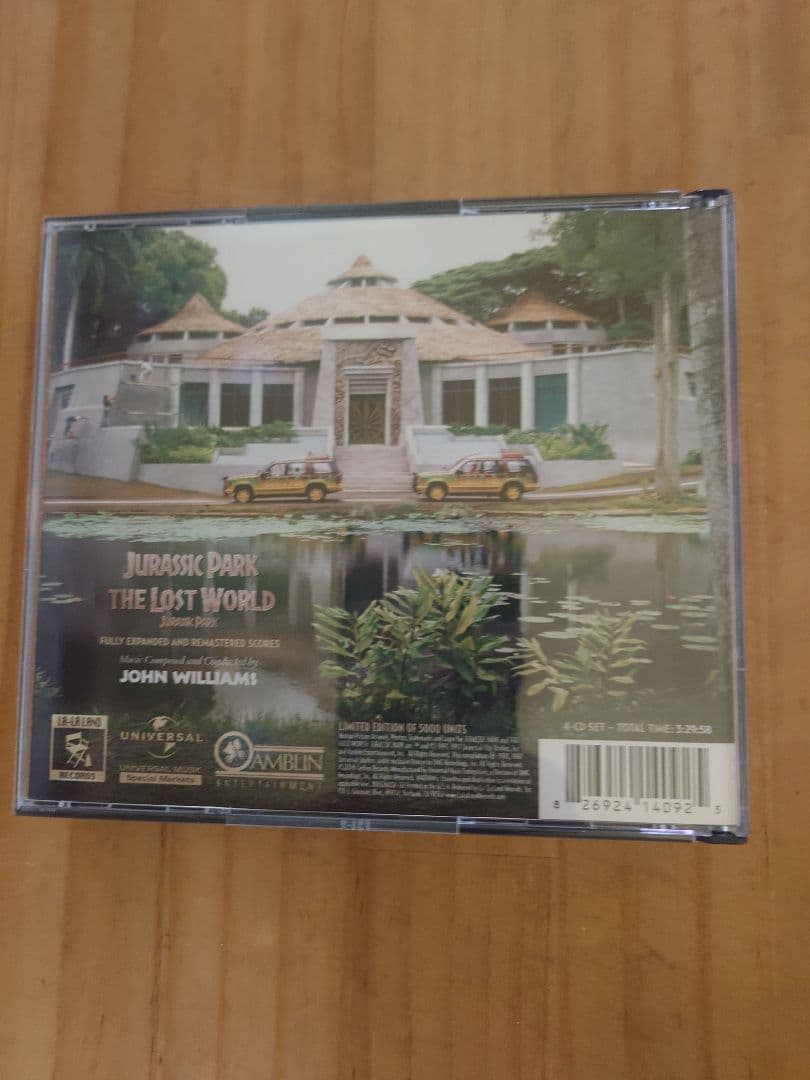 John Williams Jurassic Park Collection 4-CD Box Set La-La Land Records Limited