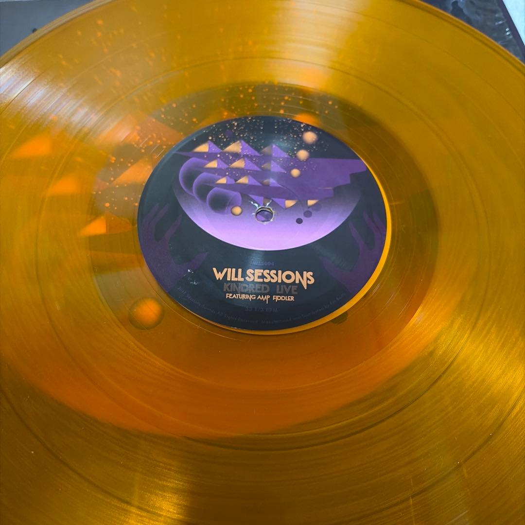 Will Sessions - Kindred Live feat. Amp Fiddler LP Orange Vinyl Record