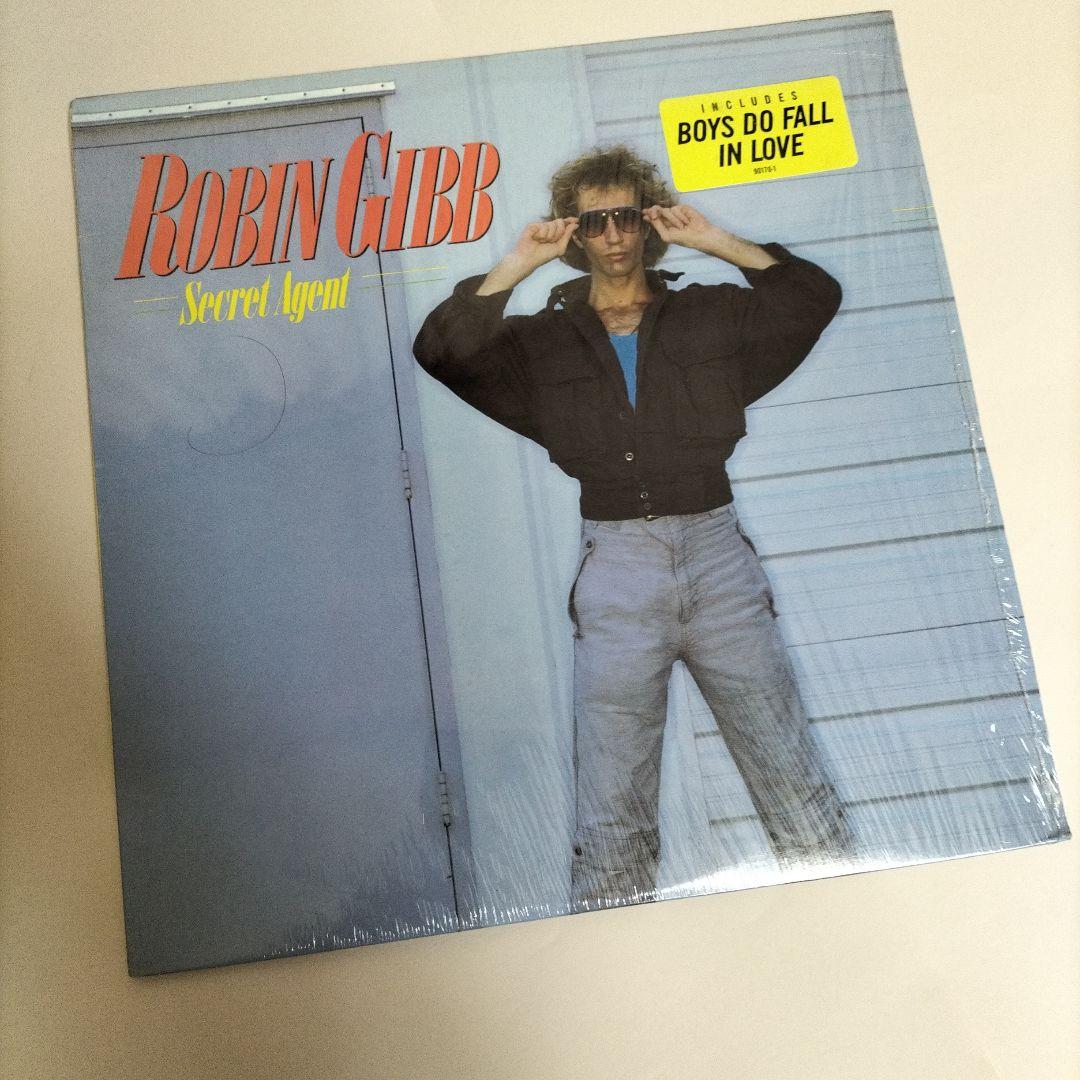 Robin Gibb - Secret Agent LP 1984 Mirage US Pressing Pop Vinyl Record