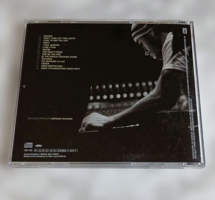 Enrique Iglesias - Escape CD Japan Press with Bonus Tracks