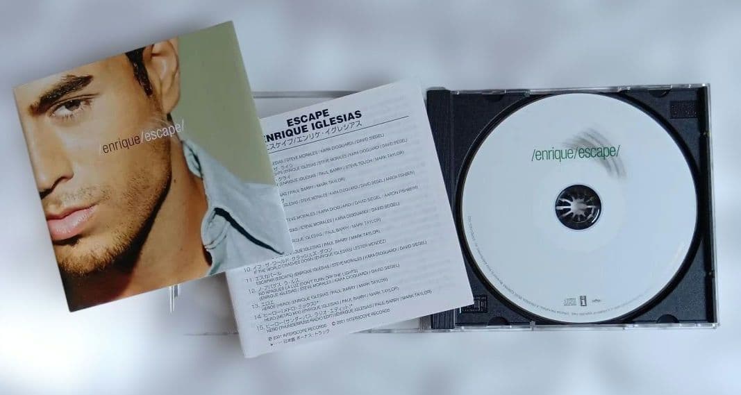 Enrique Iglesias - Escape CD Japan Press with Bonus Tracks