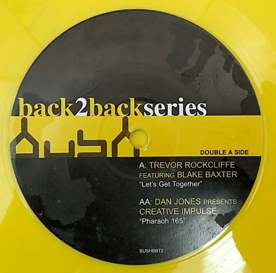 Trevor Rockcliffe / Dan Jones - Back2back Series Part 2 12" Vinyl Techno House