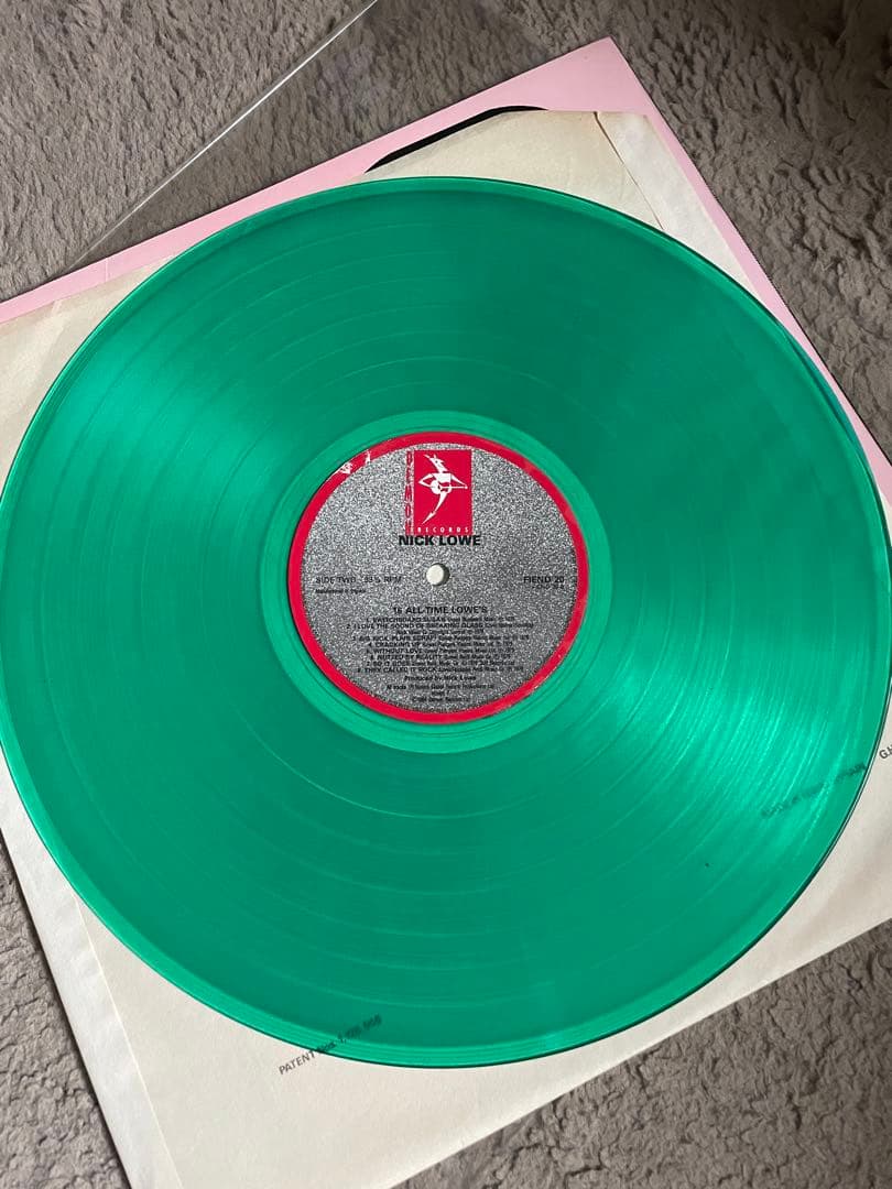Nick Lowe 16 All-Time Lowes Limited Edition Green Vinyl LP Compilation UK Press