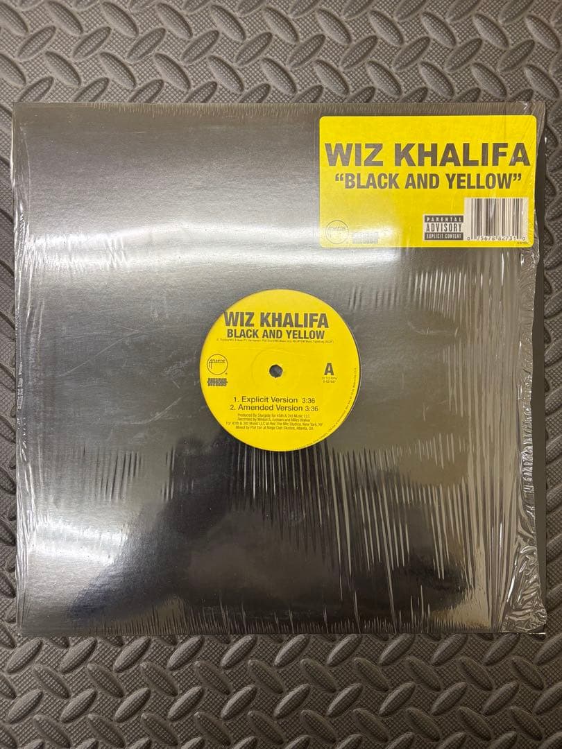 Wiz Khalifa - Black And Yellow 12" Vinyl Record G-Mix feat. Snoop Dogg