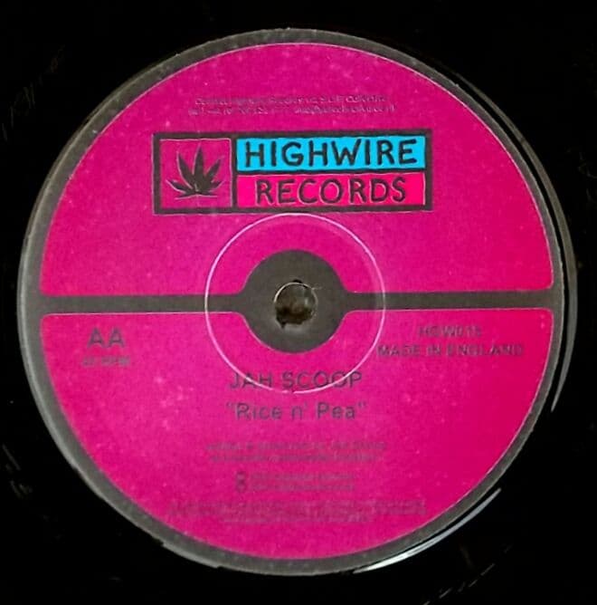 Jah Scoop & Daddy Spanners - Ruff Rider 12" Vinyl Highwire Records UK Dance