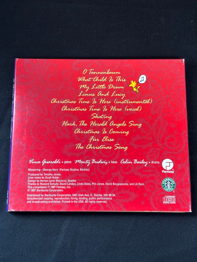 Vince Guaraldi Trio A Charlie Brown Christmas CD Starbucks Exclusive Edition
