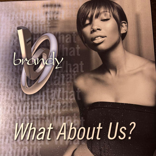 Brandy What About Us? Vinyl Record LP Mix Instrumental Radio Acapella Used | Japansoundstore