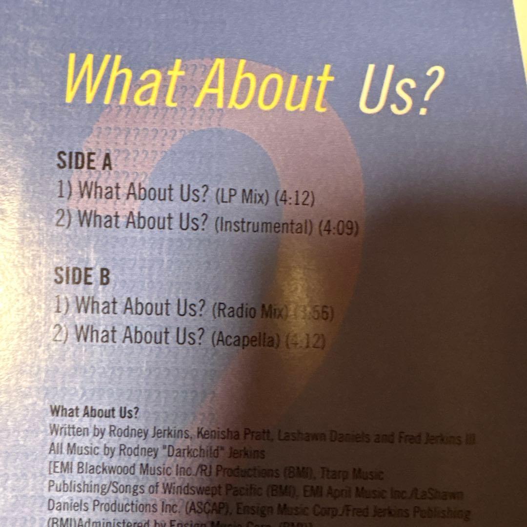 Brandy What About Us? Vinyl Record LP Mix Instrumental Radio Acapella Used | Japansoundstore