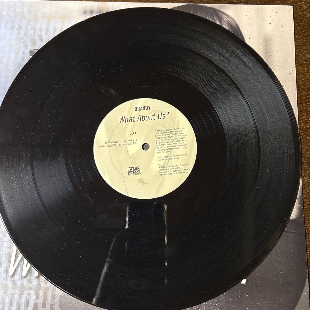 Brandy What About Us? Vinyl Record LP Mix Instrumental Radio Acapella Used | Japansoundstore