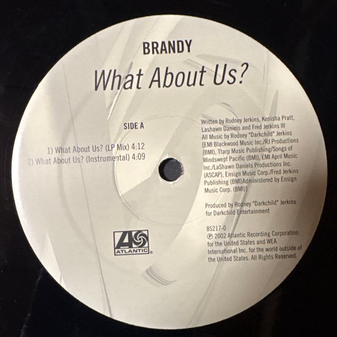 Brandy What About Us? Vinyl Record LP Mix Instrumental Radio Acapella Used | Japansoundstore