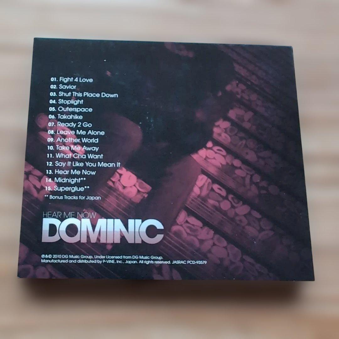 Dominic - Hear Me Now CD Japan Press 2010 Bonus Tracks P-Vine Inc.