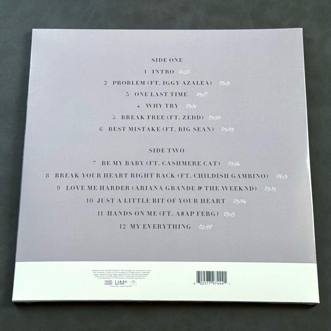 Ariana Grande My Everything LP Vinyl Record Pop Hits
